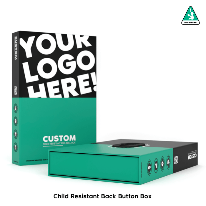 Child Resistant and Non-CR Pre Roll Push Boxes
