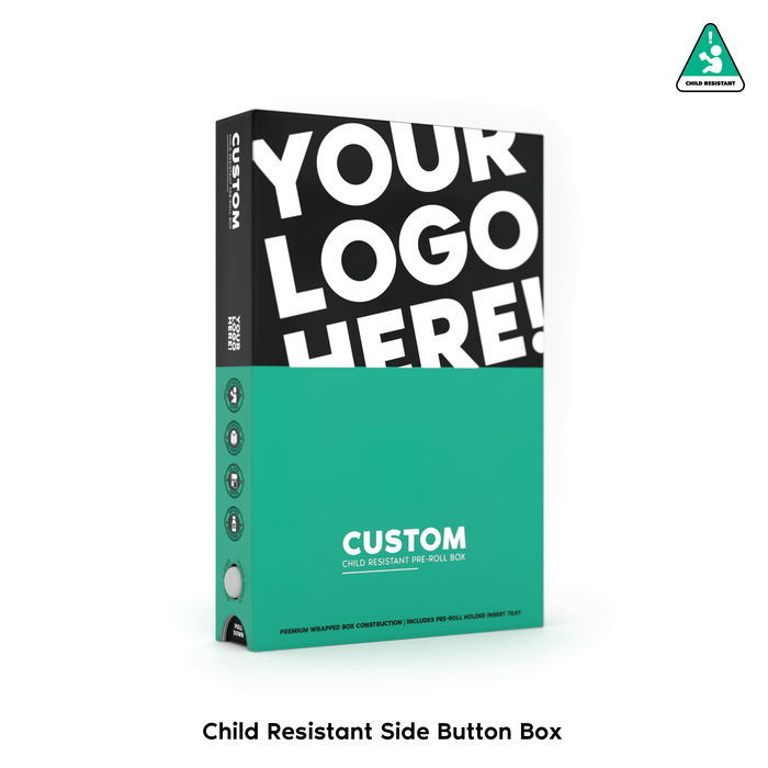 Child Resistant Side Button Push Box