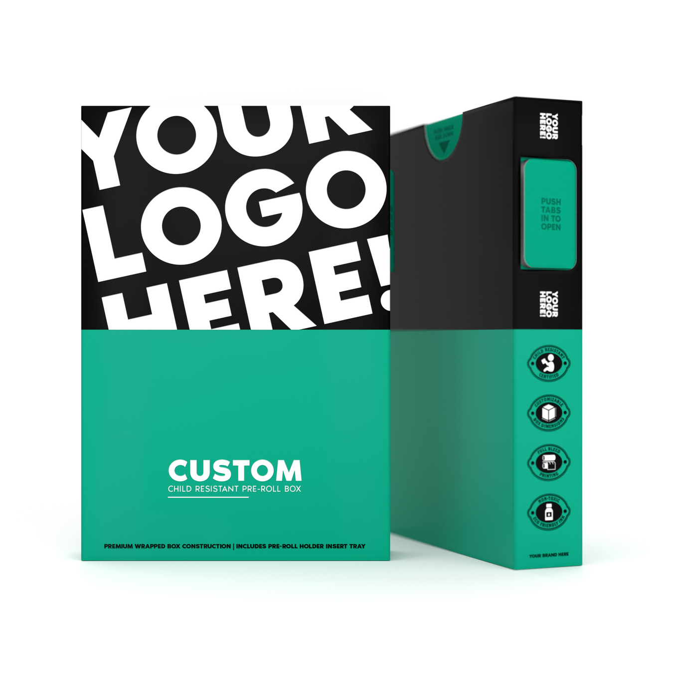Child Resistant Pre-Roll Boxes