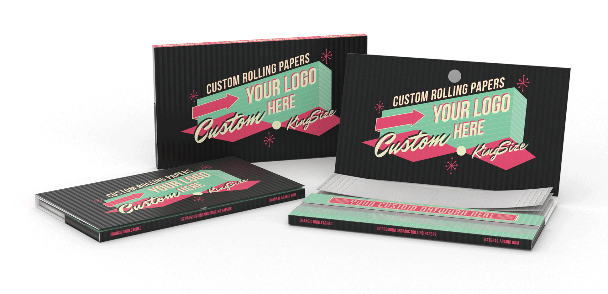 Custom Rolling Papers Booklets — Hara Supply